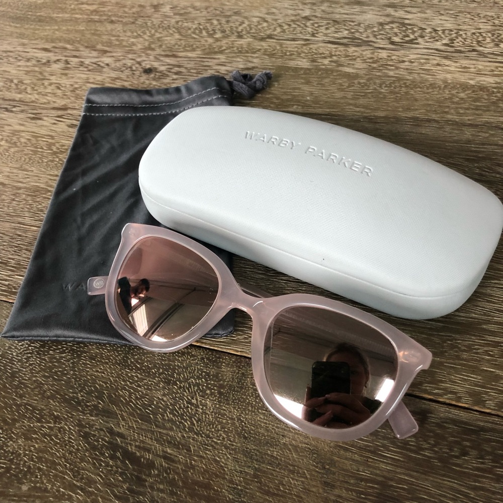 Warby Parker Laurel Pink Sunglasses